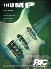 Rickenbacker 1993 Bass Guitar Thump ad 8 x 11 advertisement print picture