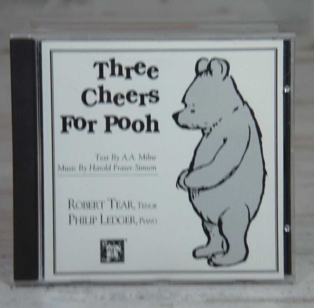 Vtg Three Cheers for Pooh Music CD 1992 Robert Tear Philip Ledger Fraser-Simson