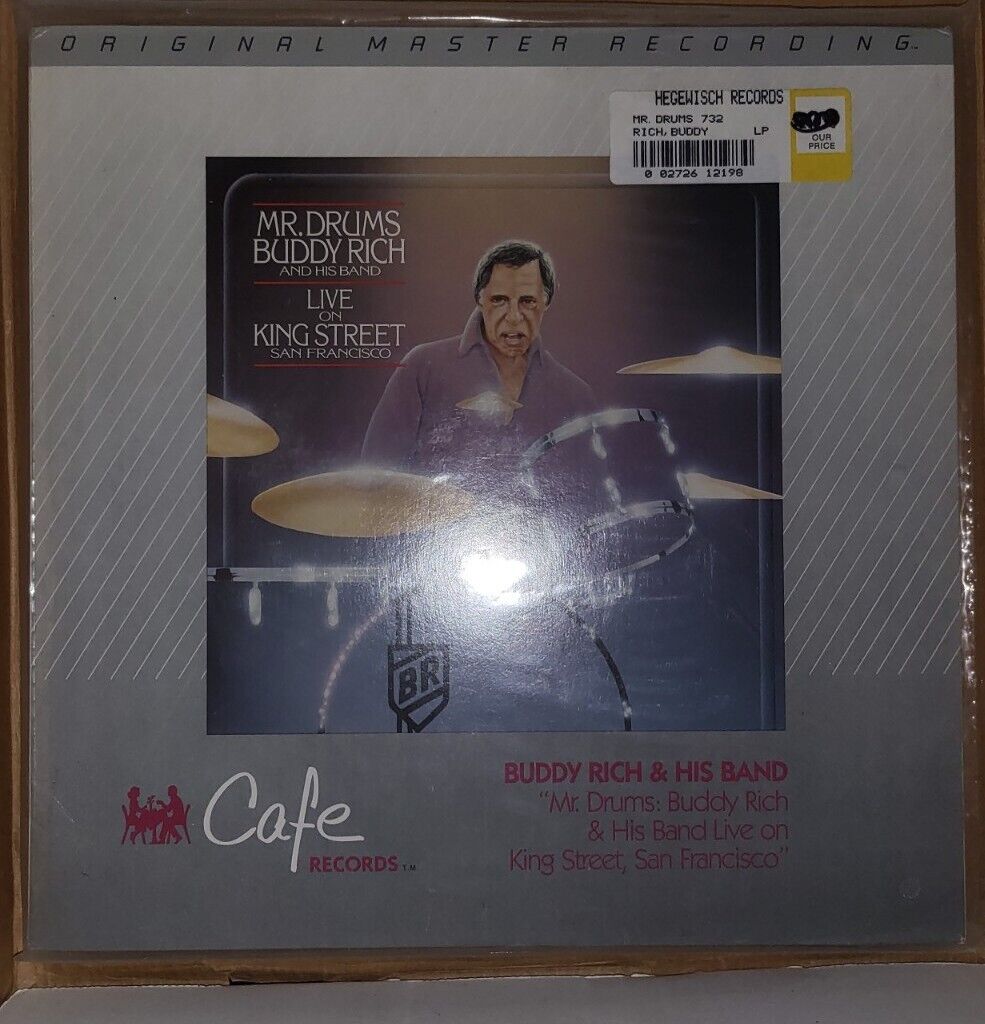 Buddy Rich - Mr. Drums Live On King St — Sealed MFSL Original Master Recording