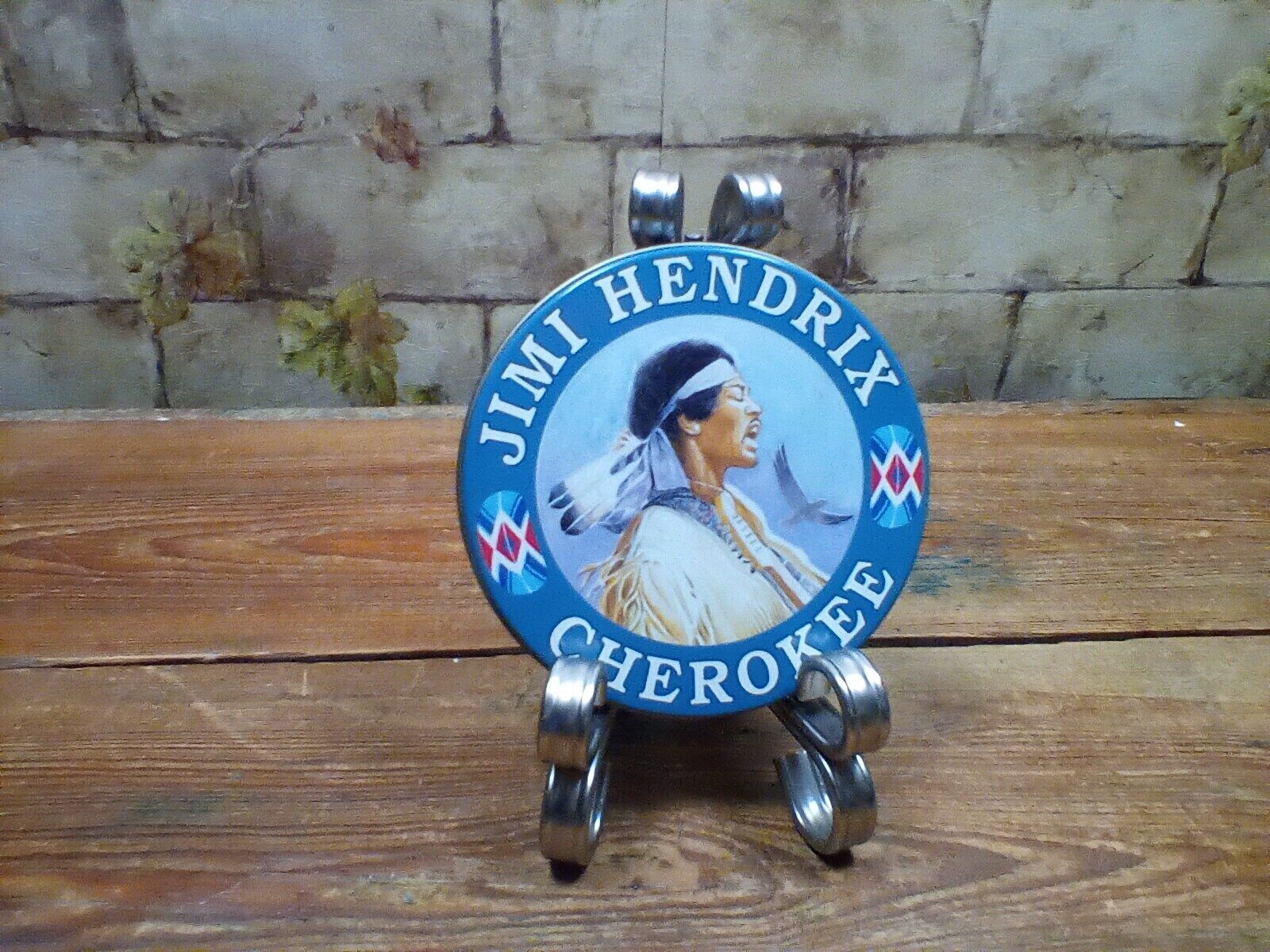 Vintage Jimi Hendrix CD Cherokee, Dog & Roll Special Tin Designed in Italy, 1993