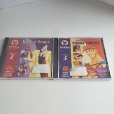Disney Volume 2 and 3 CDs 1996 Walt Disney Records McDonald's Music Brand New  picture