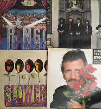 The Beatles LP records Lot of 4,RingoRingo,Hey Jude,Stop&smell the roses,flowers picture