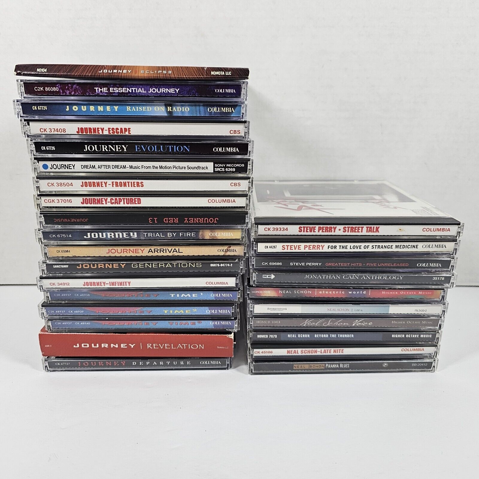 Journey & Members Steve Perry Neal Schon Jonathan Cain CD Lot Of 31 CD's 1 DVD