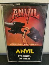 ANVIL Strength Of Steel 1987 CASSETTE TAPE HEAVY METAL HARD ROCK CLASSIC RARE picture