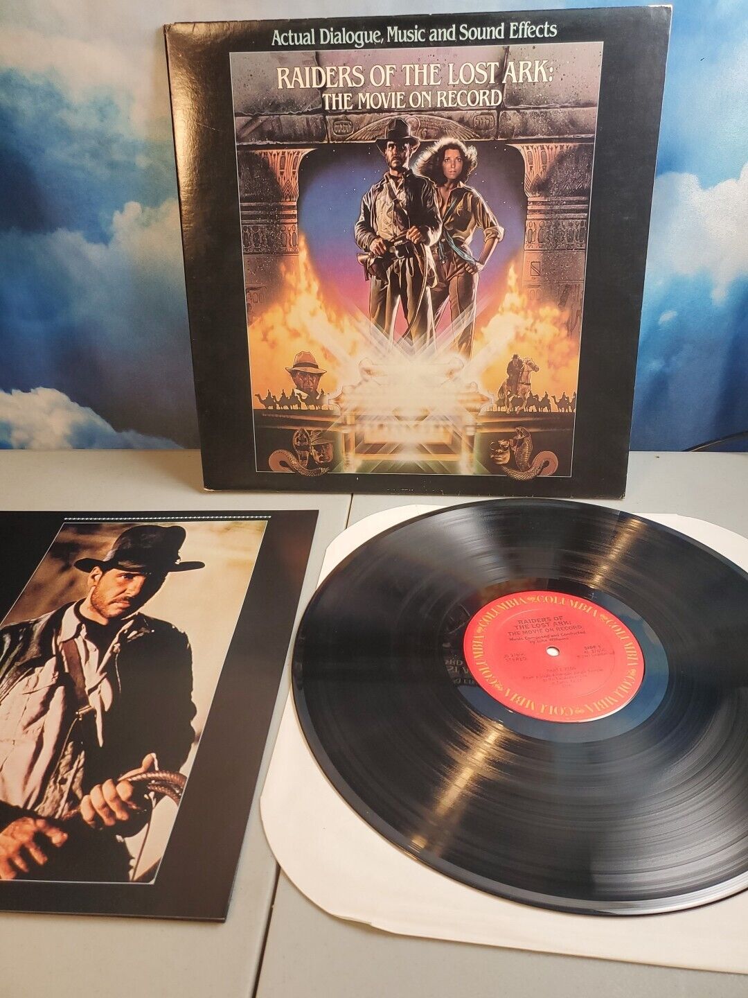 Raiders Of The Lost Ark - The Movie On Record Vinyl LP 1981 Columbia w/Booklet