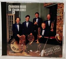 Canadian Brass :  Basin Street w/George Segal Banjo and Vocals  CD  NICE  picture