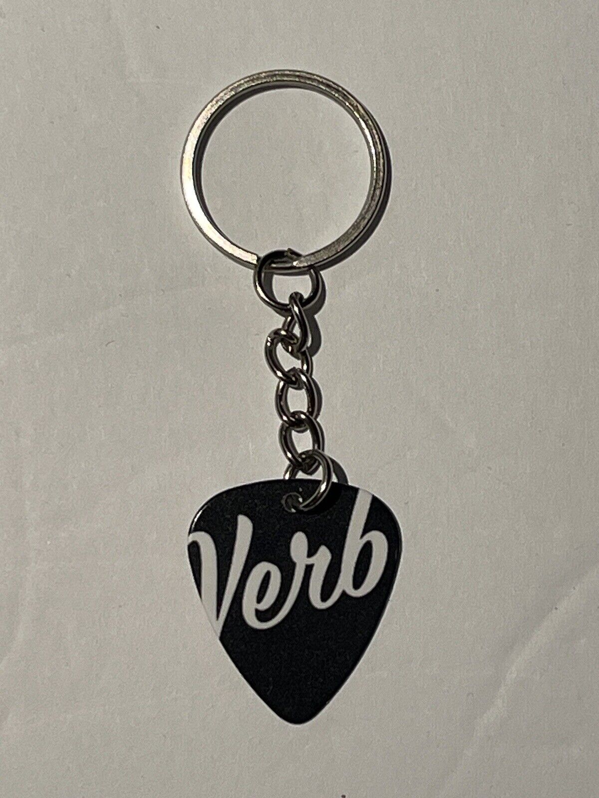 The Verb Boston Hotel Guitar Pick Keychain 