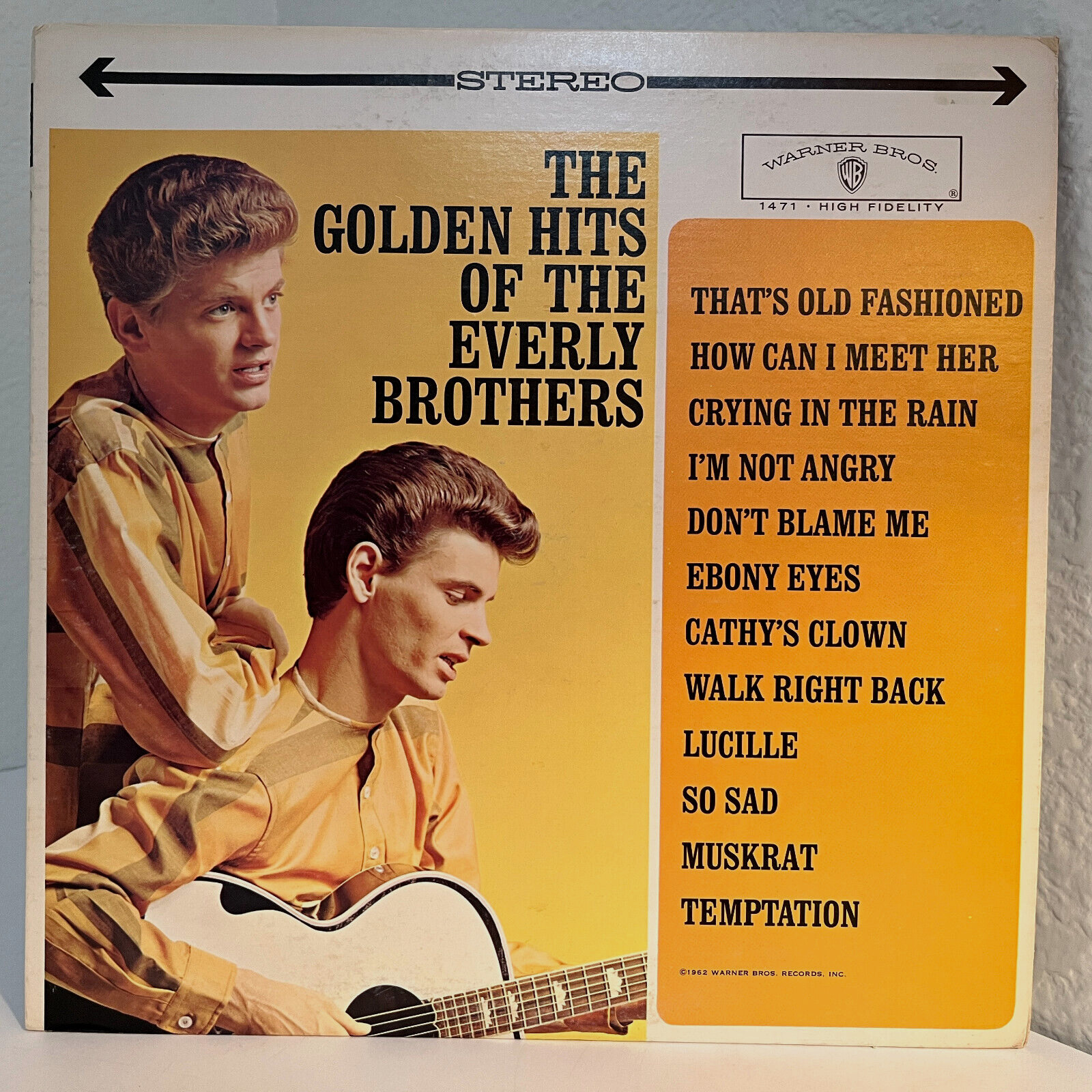EVERLY BROTHERS - The Golden Hits Of (Warner Bros) - 12\