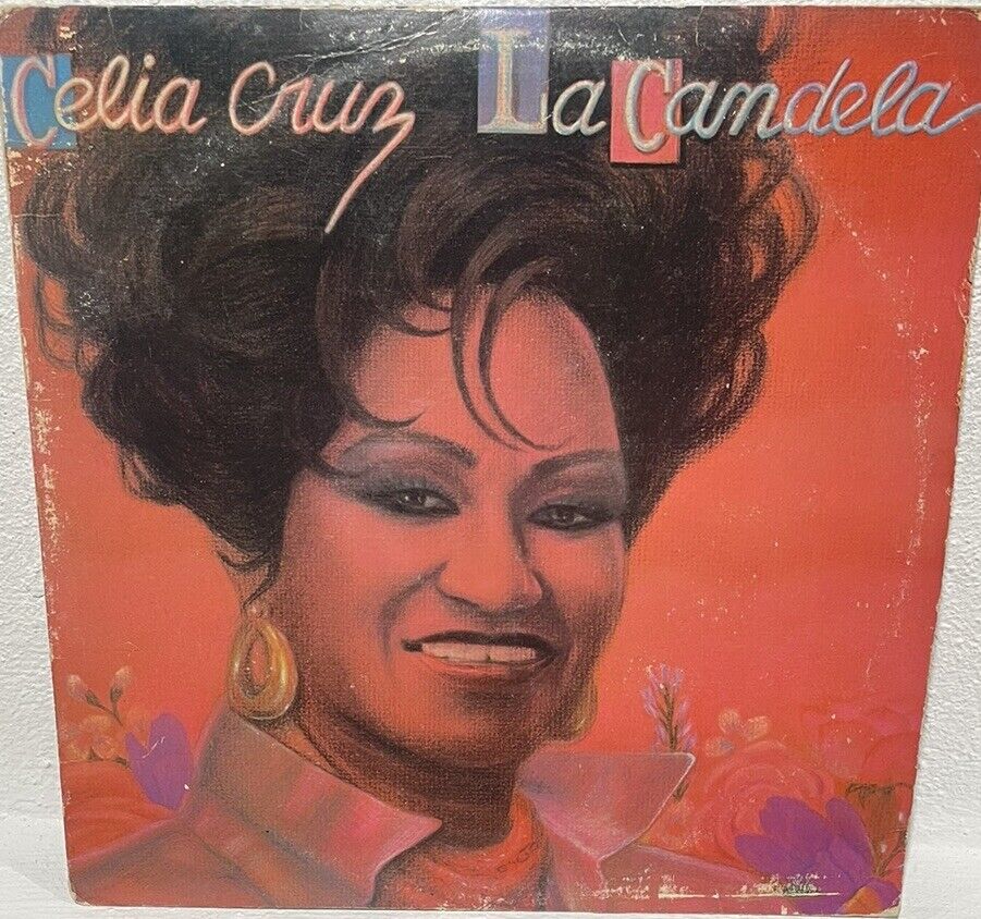 Vintage Celia Cruz “ La Candela” Original Vinyl record. 1986