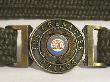 vintage Grenadier Guards belt ornate buckle Honi Soit Qui Mal Y Pense Canterbury picture