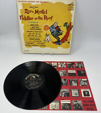 1964 VTG Fiddler On The Roof Original Broadway Cast Vinyl Record LP Zero Mostel picture