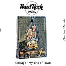 Hard Rock Hotel Chicago My kind of Town Limited Edition Music Metal Broach Pin✨ picture