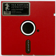 RED MARTIAN RETRAILING ELECTRONIC VINTAGE COMPUTER FLOPPY DISK ANALOGUE SYNTH picture