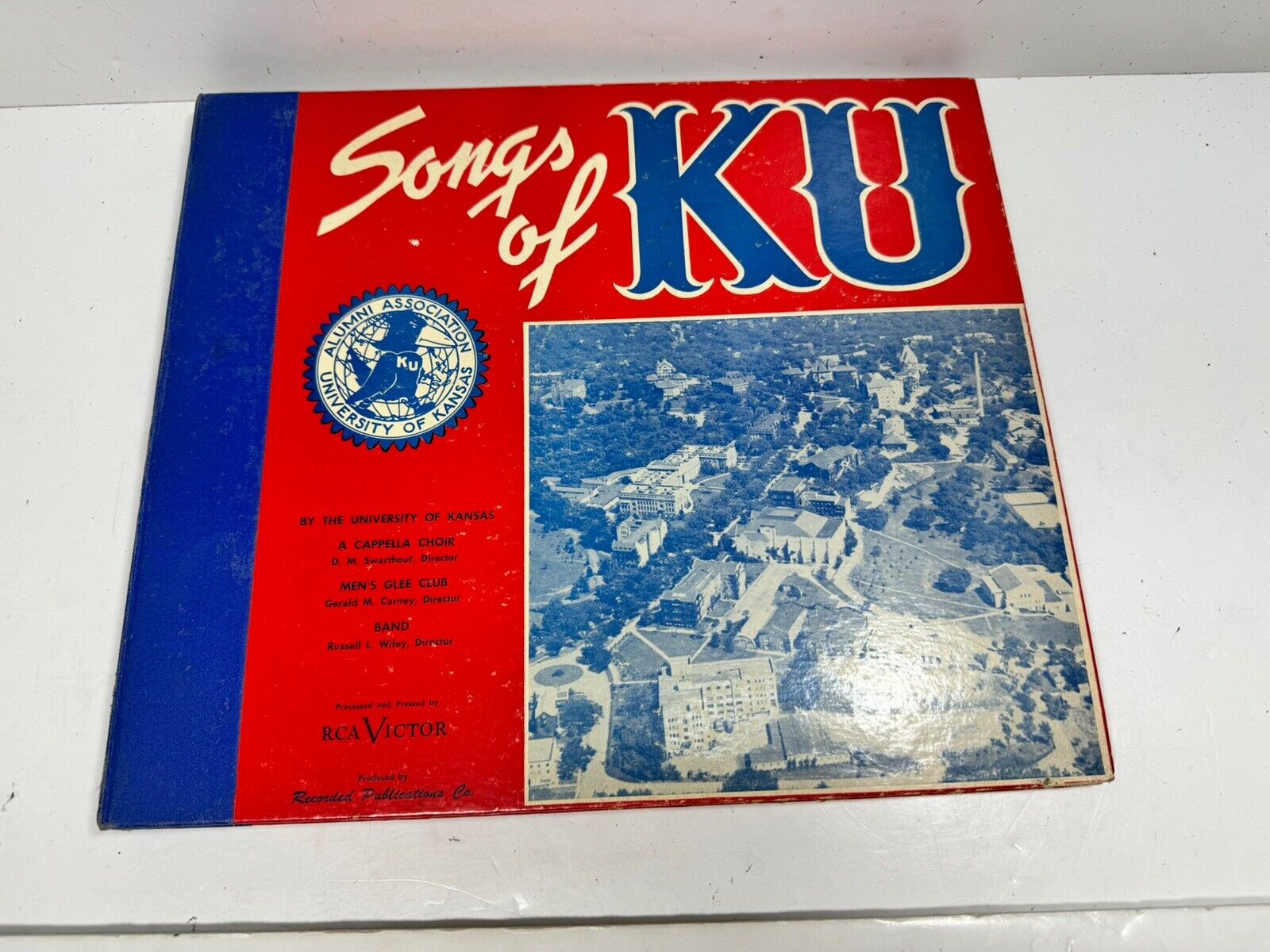 Songs Of KU University Of Kansas 3 Records 1920s - 30s Jayhawk Really Nice Rv 