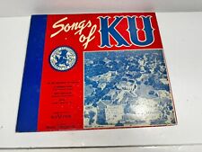 Songs Of KU University Of Kansas 3 Records 1920s - 30s Jayhawk Really Nice Rv  picture