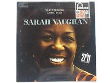 Sarah Vaughan Who Is This Girl Called Sassy LP Fontana SFJL963 EX/VG 1960s there picture
