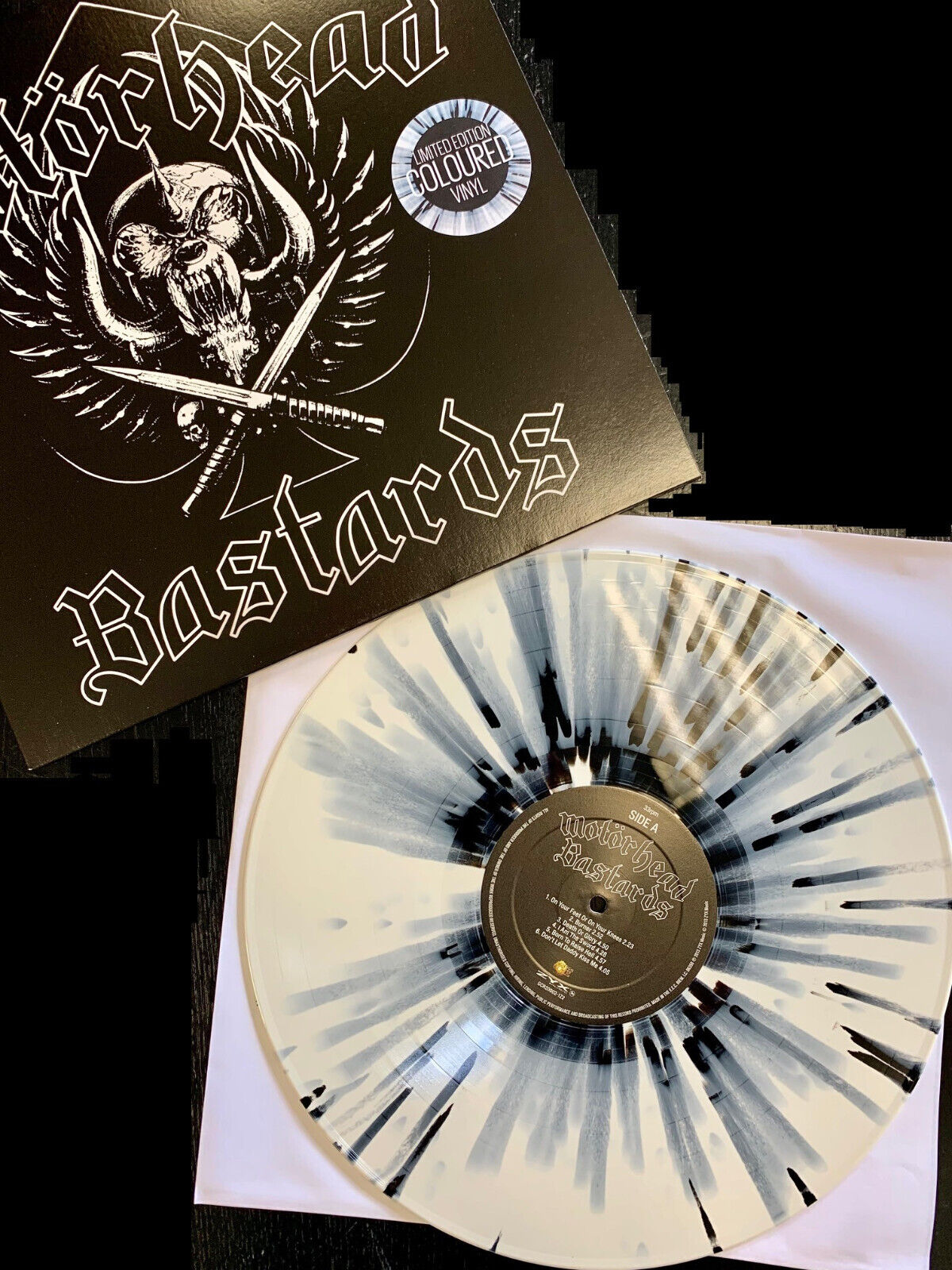 Coloured Vinyl LP Motorhead Bastards Limited Edition