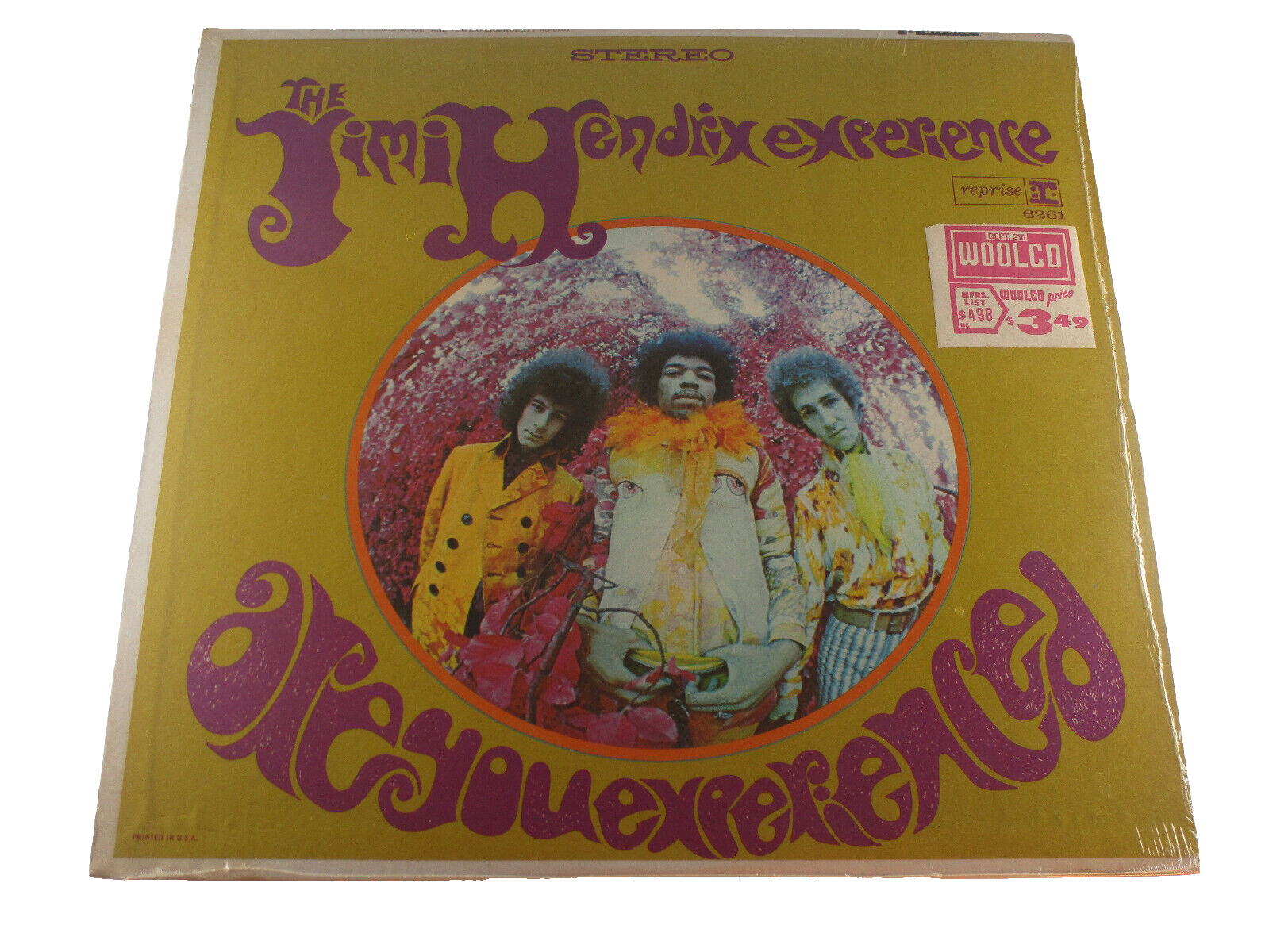 Jimi Hendrix Are You Experienced Sealed Vinyl Record LP USA 1967-68 No# P Sticke