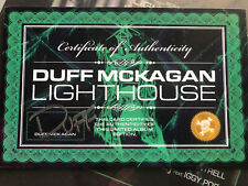 Duff McKagan Lighthouse Green Vinyl Signed With COA. Guns N Roses. Slash. Look picture