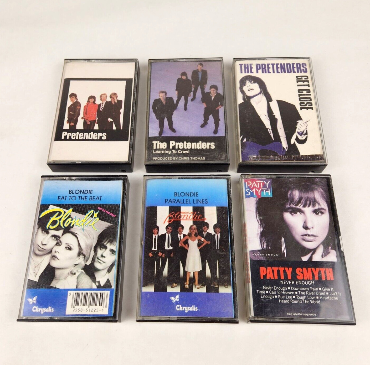 The Pretenders Blondie Patty Smyth Cassette Tape Lot of 6 Never Enough Get Close
