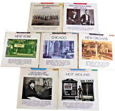 Lot: 7 X BBC JAZZ CLASSICS STEREO LPS: NEW YORK/CHICAGO/NEW ORLEANS/SWING ETC. picture