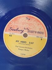 Seeburg Select-O-Matic 78 Record Colored Vintage Foxtrot / Waltz My Hero picture