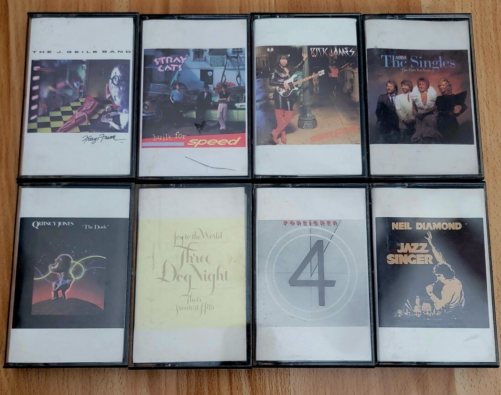 Small Cassette Collection 70s-80s Titles All 8 For 1 Price