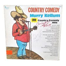 Murry Kellum Country Comedy Vinyl LP Plantation Autographed picture