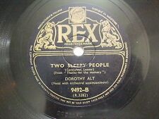 DOROTHY ALT 9492 ENGLAND RARE 78 RPM RECORD 10