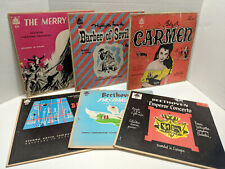 Lot of 6 Vintage Plymouth Classical Vinyl Records picture