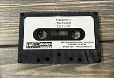 VintaGe 12/11/1998 Aerosmith Champaign Cassette Tape Tour Designs Promo Spot Ad picture