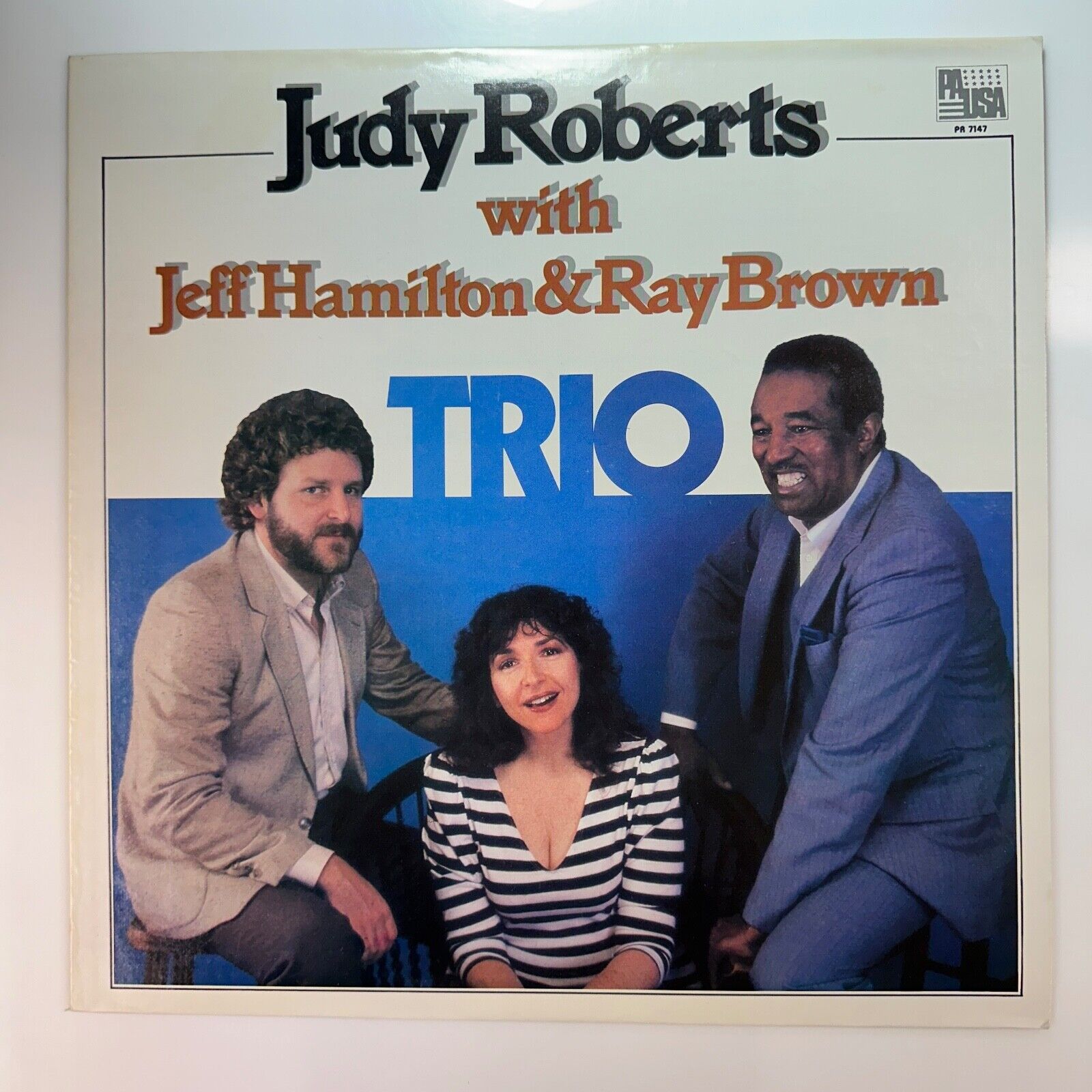 Trio Judy Roberts LP Record Vinyl Judy Roberts Ray Brown Jeff Hamilton Pa Usa
