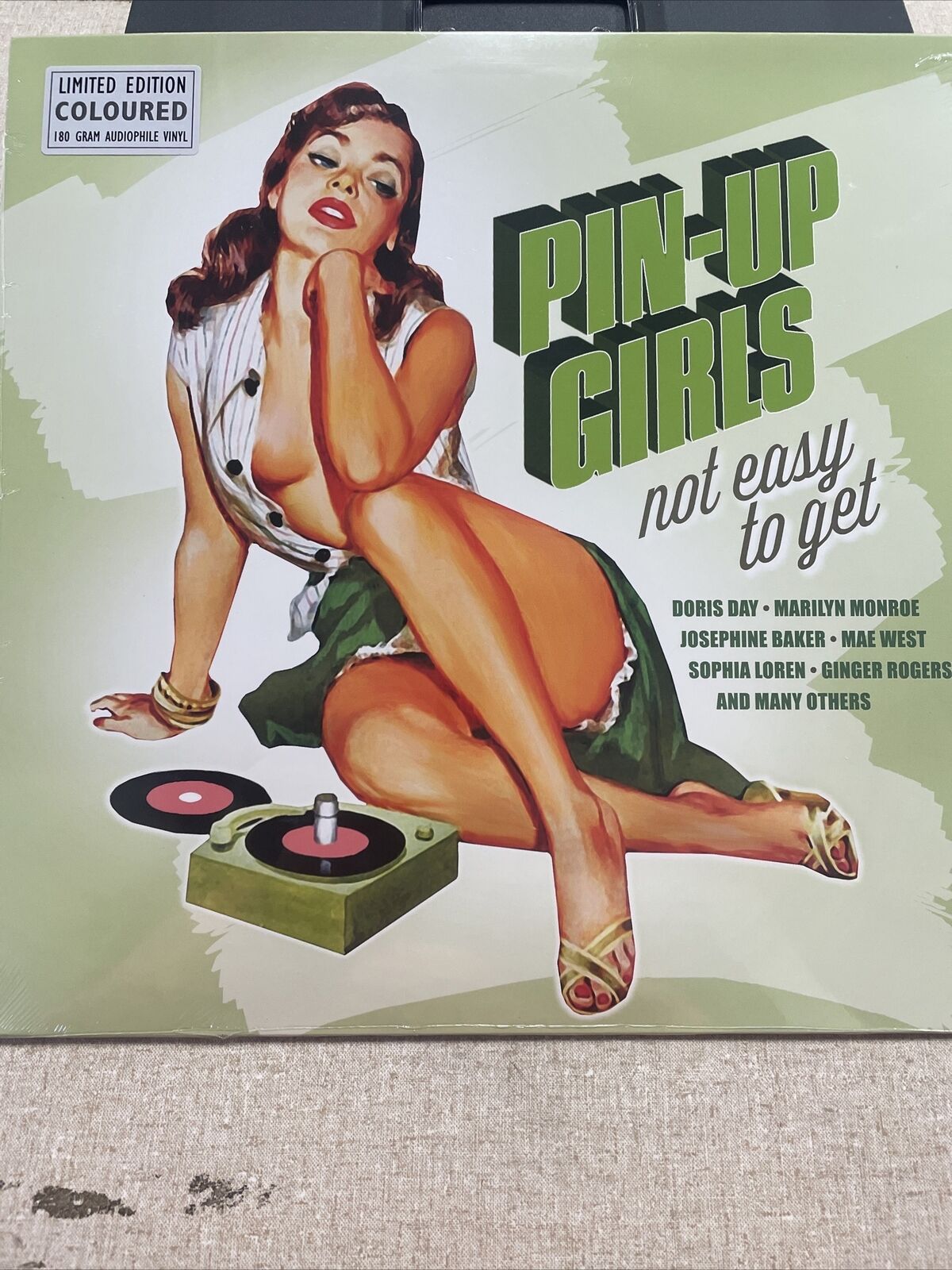PIN UP GIRLS NOT EASY TO GET VINYL LP LIMITED EDITION IMPORT  SEALED MINT