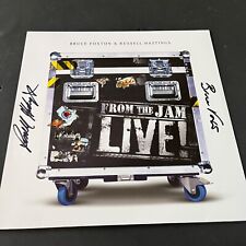 From The Jam - Live - Bruce Foxton & Russell Hastings - BLUE VINYL SIGNED RARE picture
