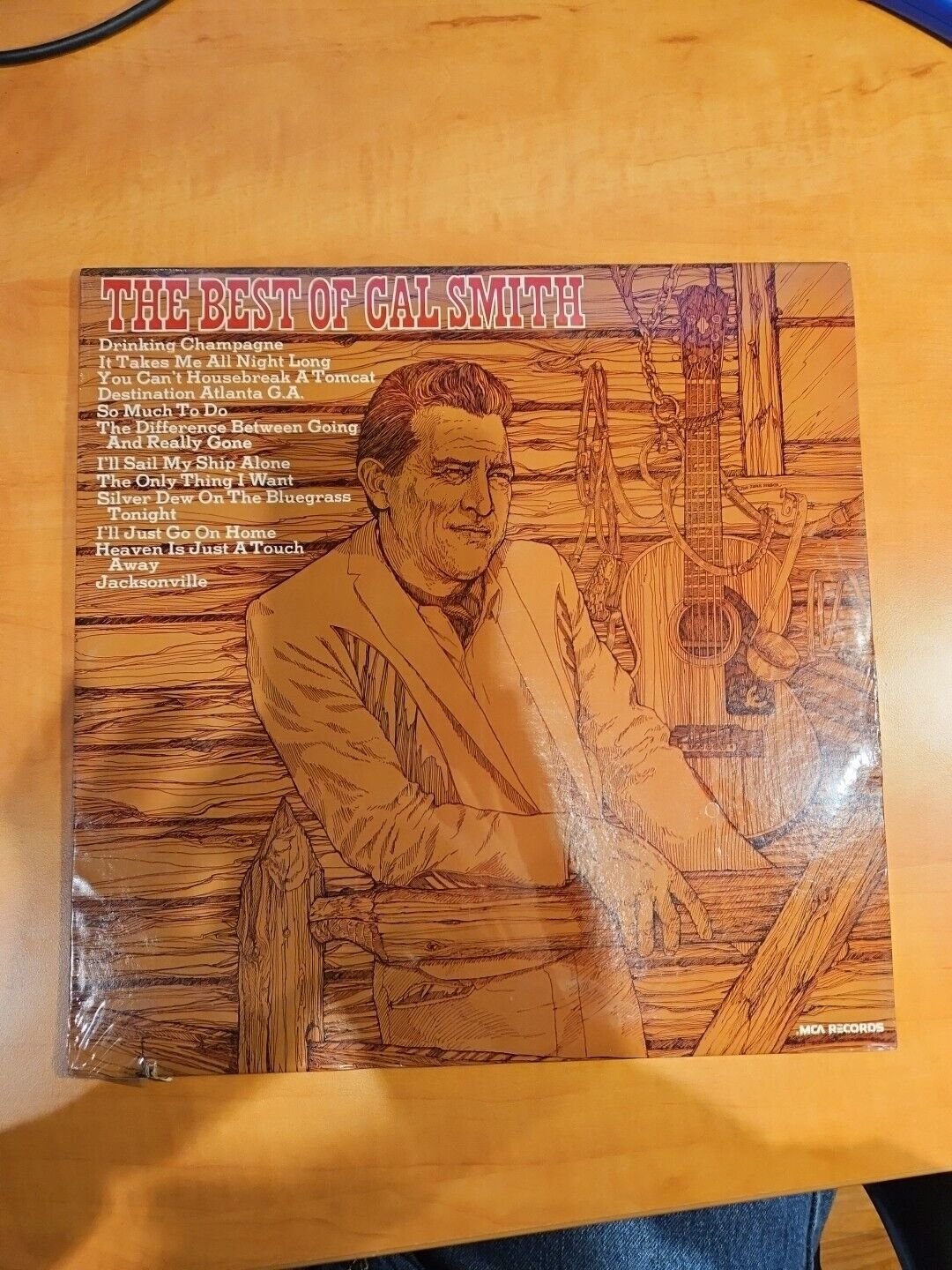 ALBUM LP, CAL SMITH, THE BEST OF CAL SMITH, NEW SEALED, NOTCHED
