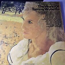 TAMMY WYNETTE - The World of: 2LP Greatest Hits 1970 Epic EGP503  Vinyl Record picture