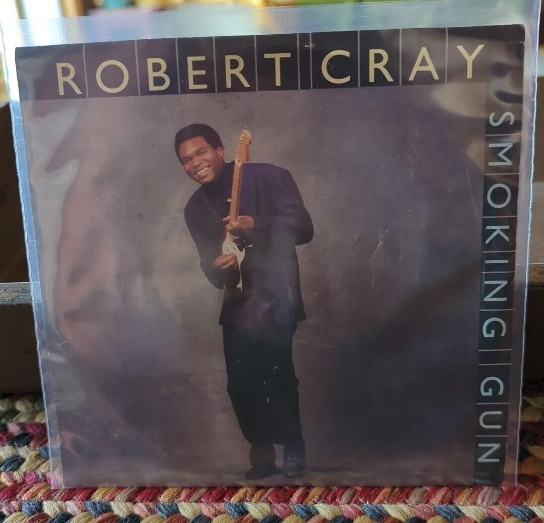 1986 Robert Cray SMOKING GUN (45RPM Record Single 7”)  w/Pic Sleeve Mercury 