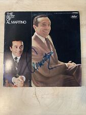 Signed Al Martino - The Best of Al Martino - Autograph Auth Vinyl Record LP 1968 picture