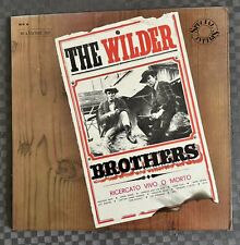 ITALIAN OST LP Original press 1968 THE WILDER BROTHER ricercato vivo o morto RCA picture