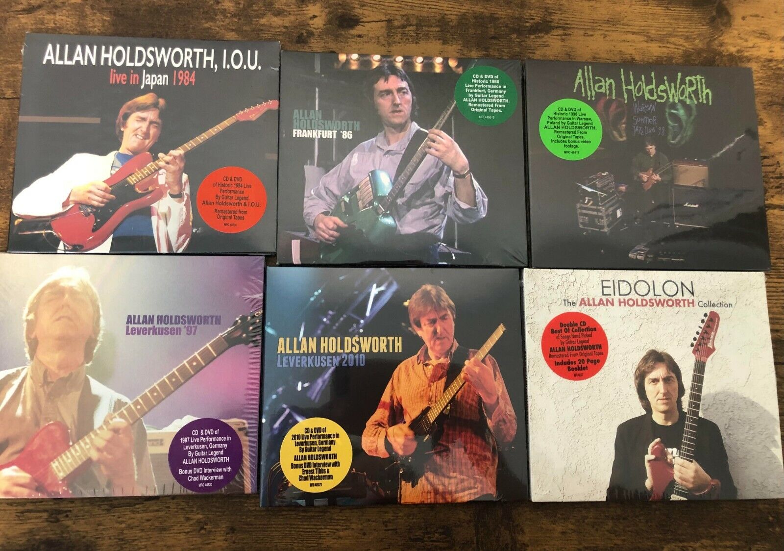 Allan Holdsworth - Live CD/DVD Bundle and Eidolon: Best of Allan Holdsworth