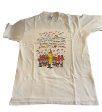 VTG RARE OSCAR MEYER Weiner CHOIR Tee Shirt W/Song Lyrics Sz LARGE 90s SINGLE S picture