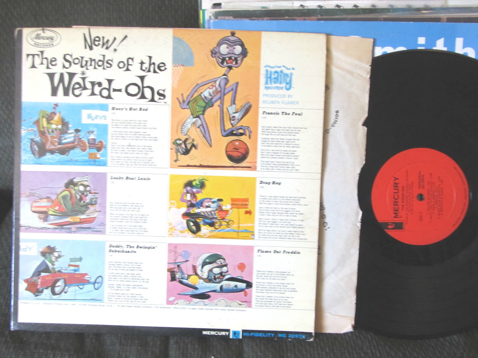 THE New SOUNDS OF THE WEIRD-OHS ED BIG DADDY ROTH rat fink '64 lp mono mg20976