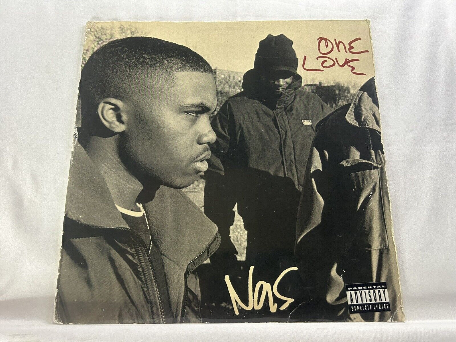 Nas One Love 44 77673 Max-single Parental Advisory Vintage Hip Hop Tested VG+
