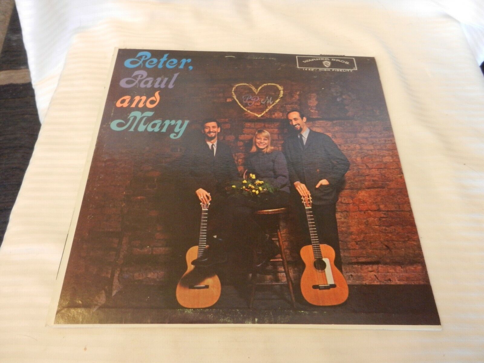 Peter, Paul And Mary Self-Titled 33 RPM LP Warner Brothers Records #1449