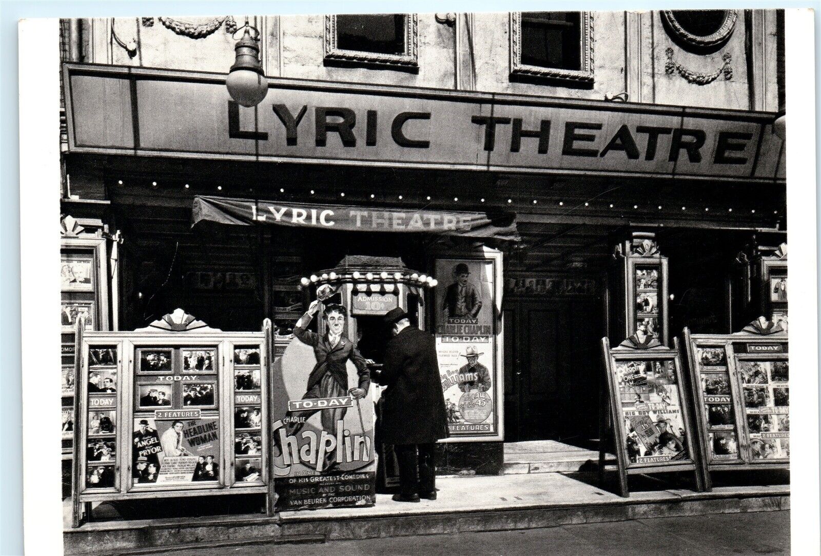 Lyric Theatre Third Avenue New York City NYC 4x6 Postcard E05