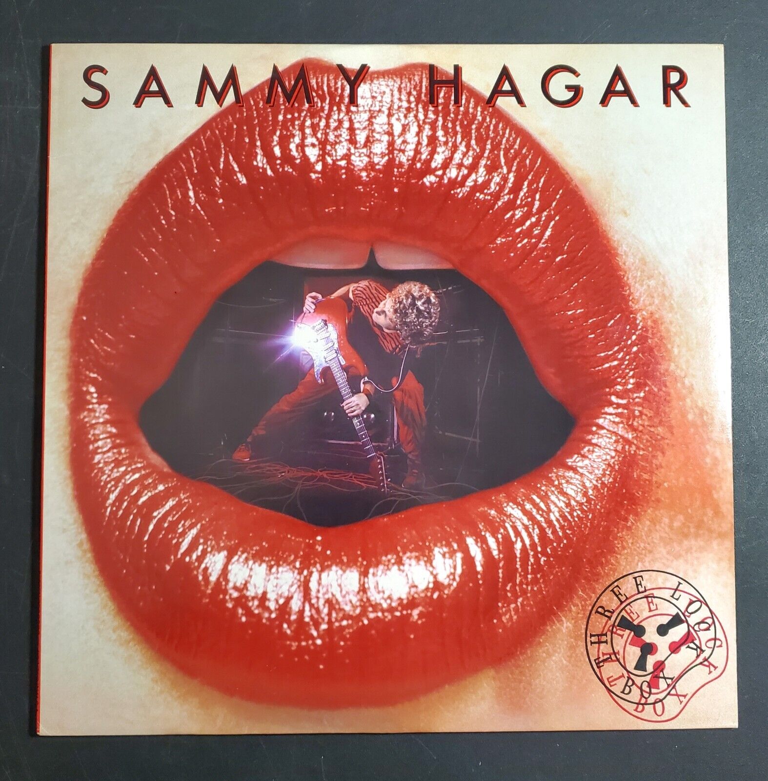 Sammy Hagar~Three Lock Box~Classic Rock LP Vinyl 1982 - Excellent Condition