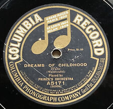 Prince's Orchestra - Dreams Of Childhood / The Little Pierrots - Columbia A5171 picture