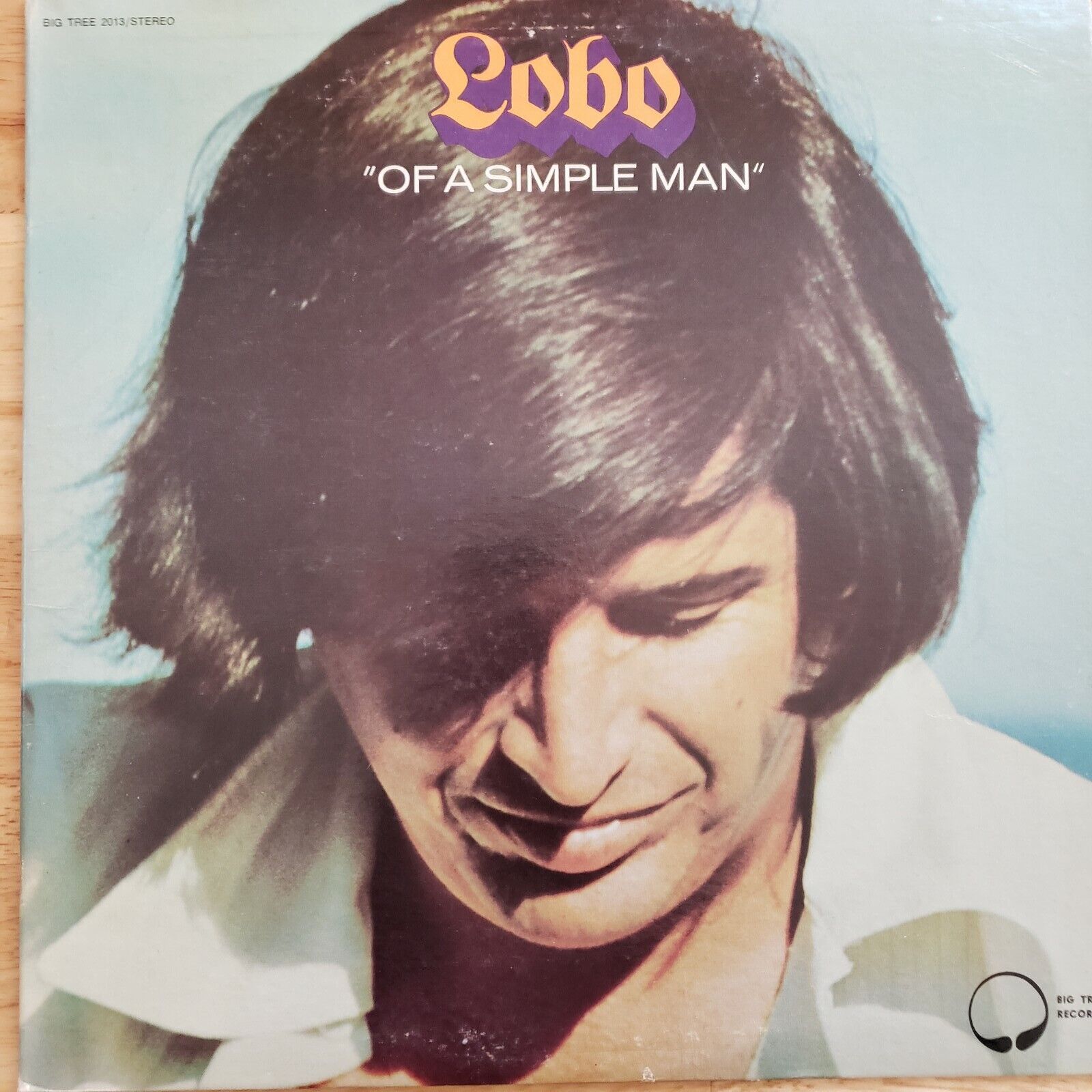 Lobo - Of A Simple Man - Vinyl LP 1972. Big Tree Records BT-2013