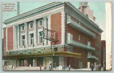 Philadelphia PA~Lyric Theatre~Visitors Gather on Sidewalk~Billboards~c1910 picture