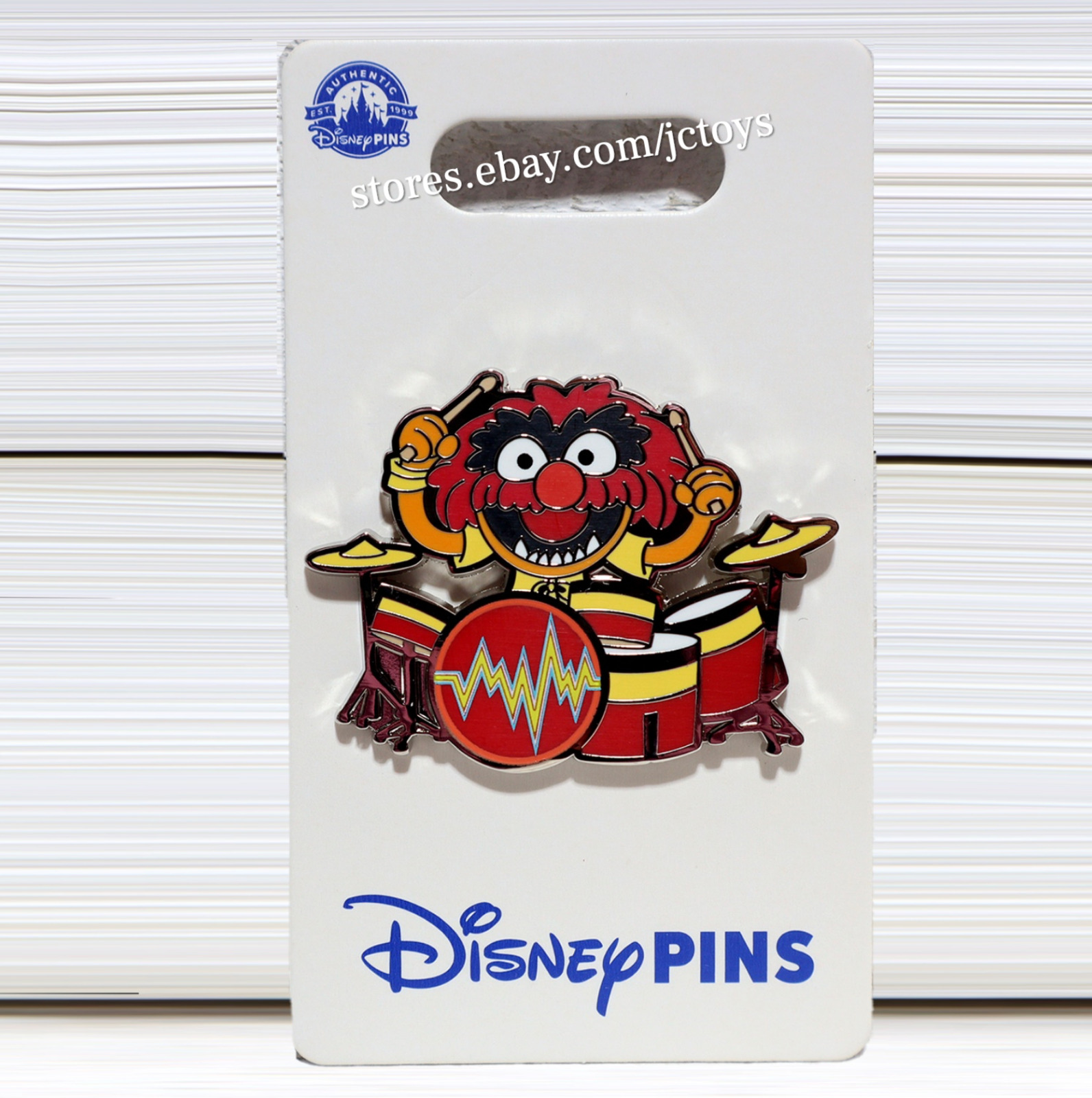 Disney Parks - The Muppets - Animal On Drum Set - Pin